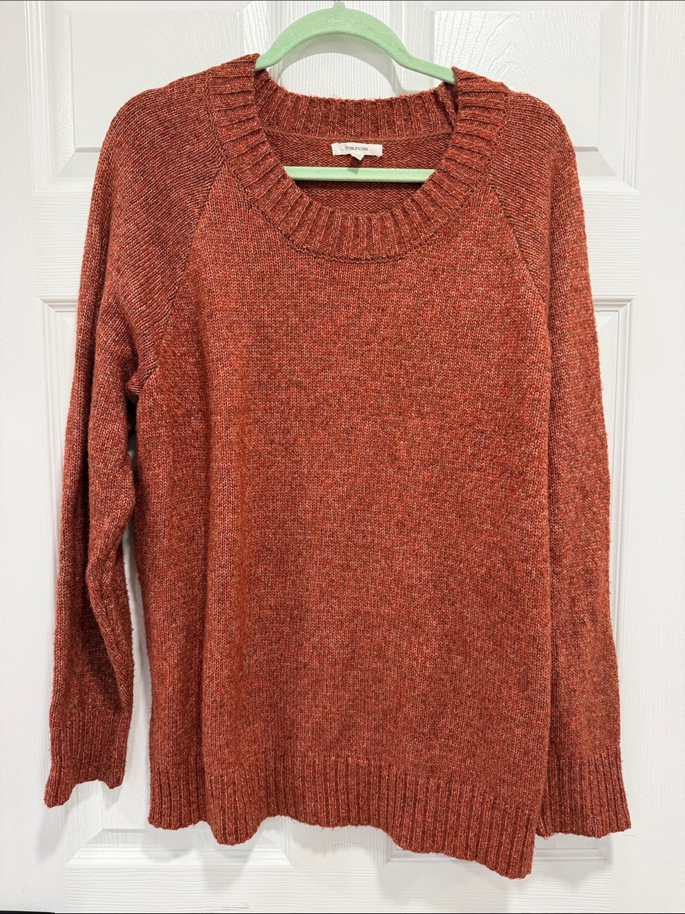 Maurices Cozy Rust Crewneck Sweater